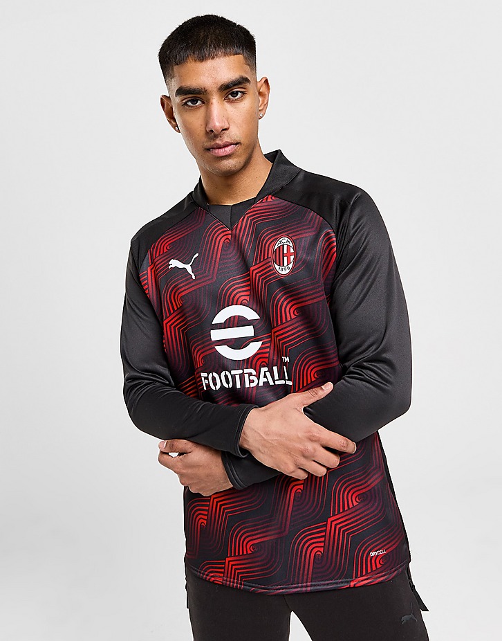 Puma AC Milan Long Sleeve Pre Match Shirt
